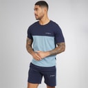 JACK & JONES Heren Trip T-shirt En Korte Broek Set Navy Blazer