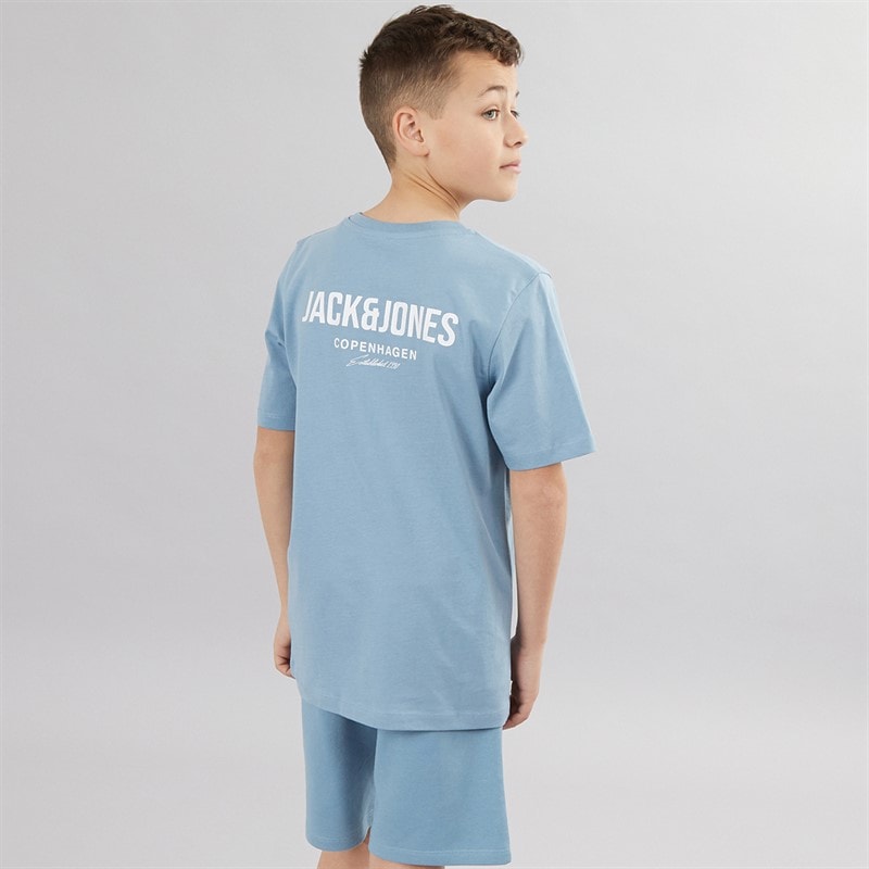 JACK & JONES Jongens Orion T-shirt En Shorts Set Mountain Spring - Afbeelding 1