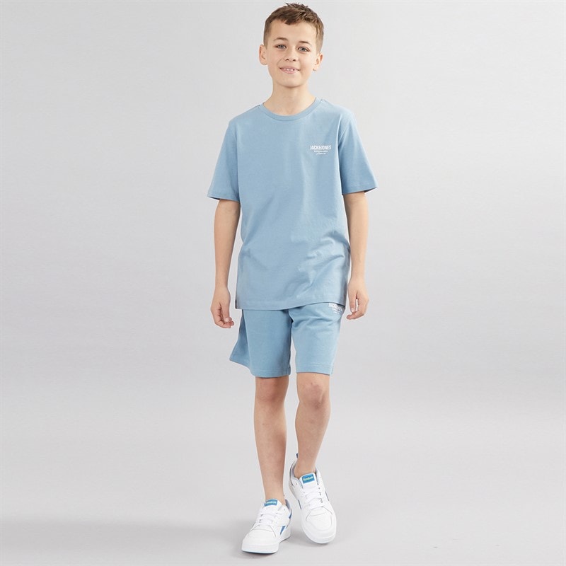 JACK & JONES Jongens Orion T-shirt En Shorts Set Mountain Spring - Afbeelding 4