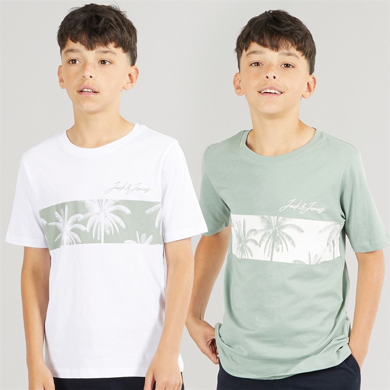 JACK & JONES Jongens T-shirts Wit