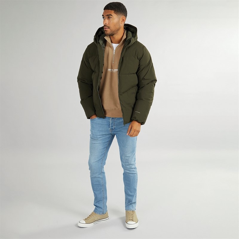 JACK & JONES Heren Brady Capuchon Donsjack Rosin - Afbeelding 3
