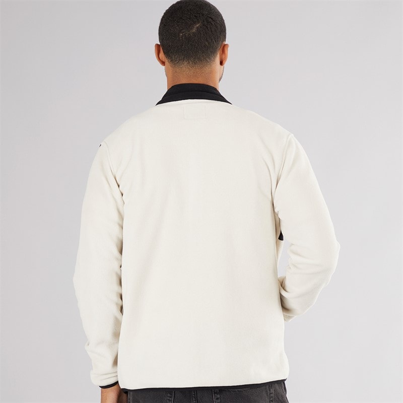 JACK & JONES Polar rozpinany na całej długości dla niego kolor księżycowa poświata – zdjęcie  2