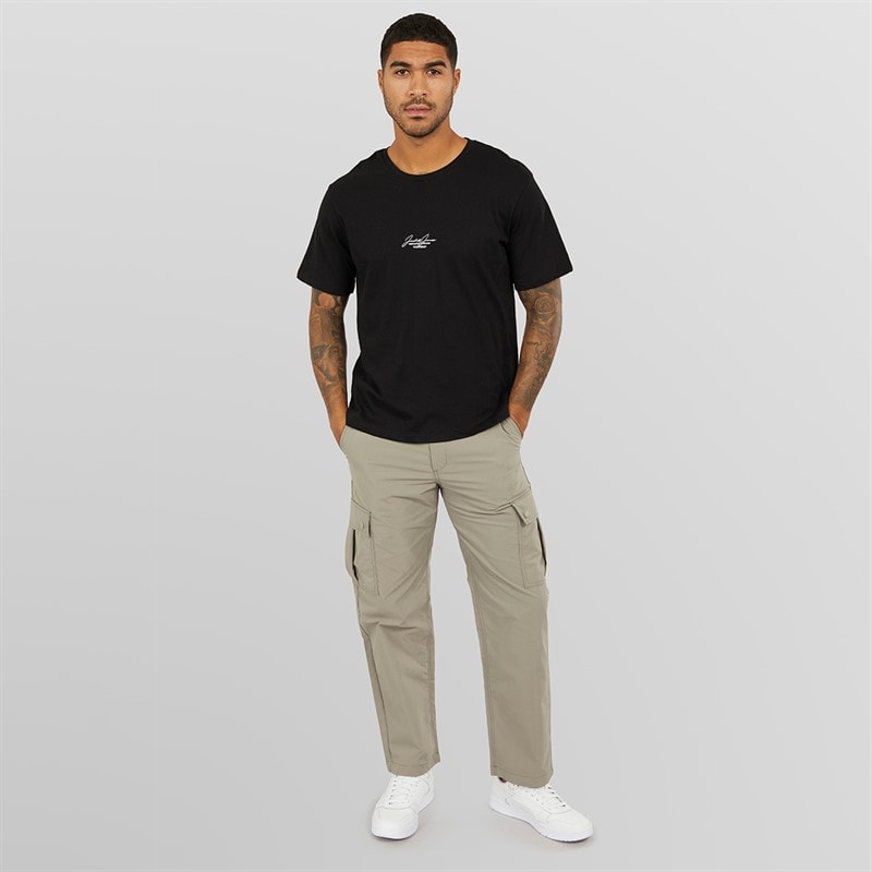 JACK & JONES Heren Karl Kurtis Snap Cargobroek Grijs - Afbeelding 3