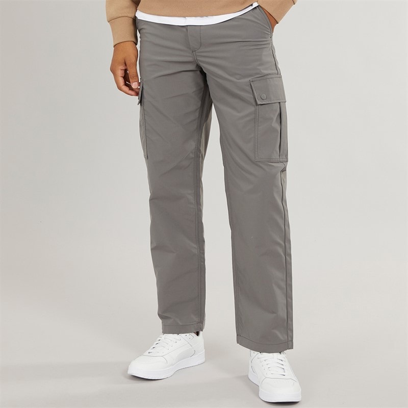 JACK & JONES Heren Karl Kurtis Snap Cargobroek Grijs - Afbeelding 1