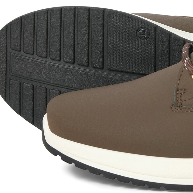 JACK & JONES Heren Alaska PU Nubuck Boots Cappuccino - Afbeelding 2
