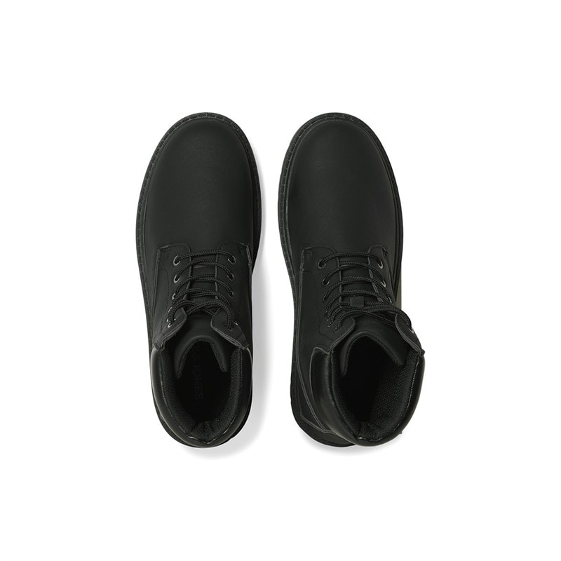 JACK & JONES Herren Thames PU Stiefel Anthrazit - Bild 3