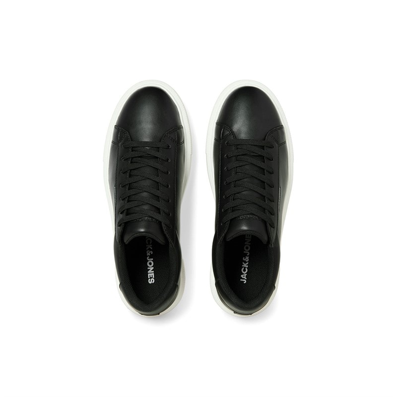 JACK & JONES Herren Grand PU Cupsole Turnschuhe Anthrazit - Bild 3