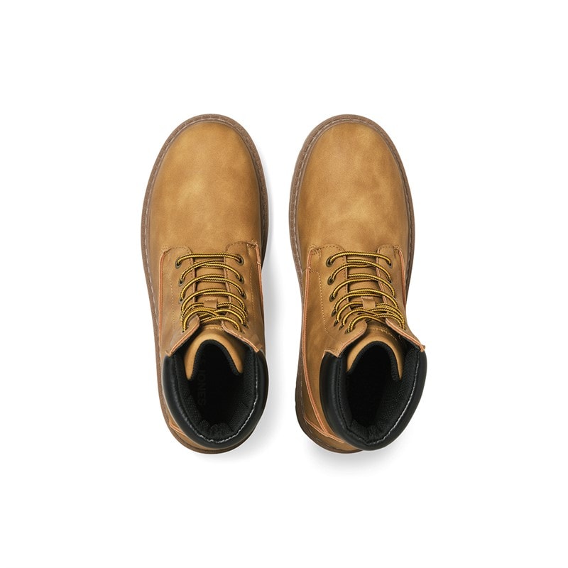 JACK & JONES Thames PU buty dla niego kolor miodowy – zdjęcie  3