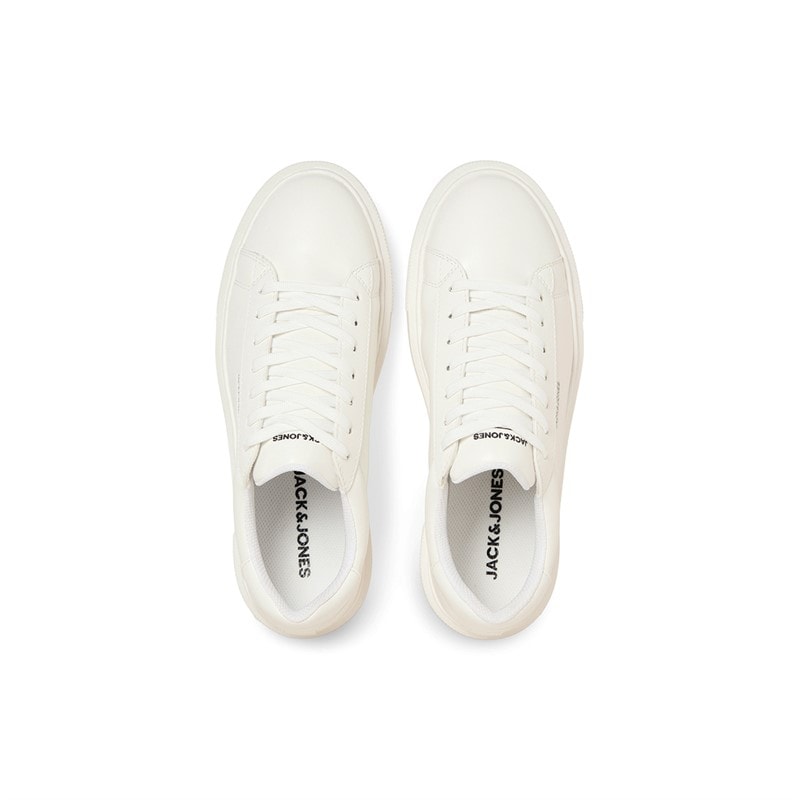 JACK & JONES Baskets Grand PU Semelle Cup Homme - Blanc - Image 3