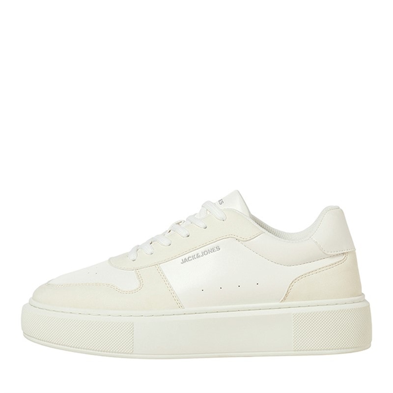 JACK & JONES Heren Cobra PU Combo Sneakers Wit