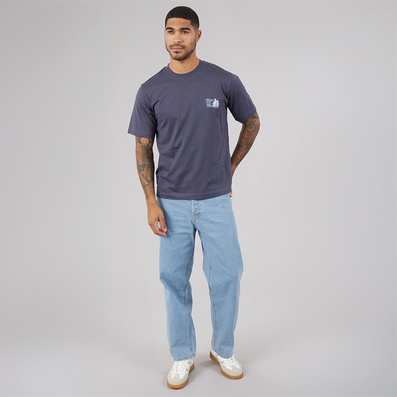 JACK & JONES Herren Alex SQ 704 Baggy Fit Jeans Hellblau - Bild 4