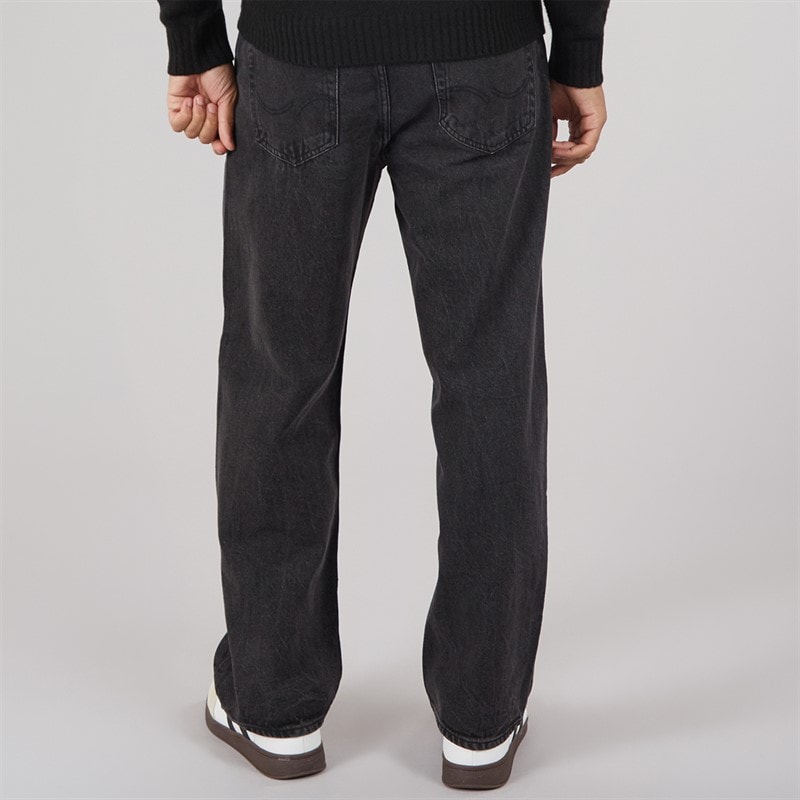 JACK & JONES Alex SQ 706 jeansy o kroju baggy fit dla niego kolor czarny – zdjęcie  2