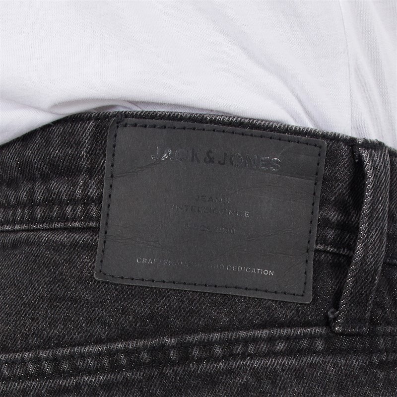 JACK & JONES Alex SQ 706 jeansy o kroju baggy fit dla niego kolor czarny – zdjęcie  3
