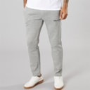 JACK & JONES Heren Vesterbro Open Hem Joggers Lichtgrijs Marl/Zwart Lgm/Zwart