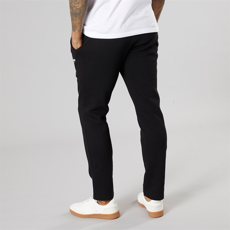 JACK & JONES Heren Vesterbro offene Saum Jogginghose Zwart/Wit - Afbeelding 2