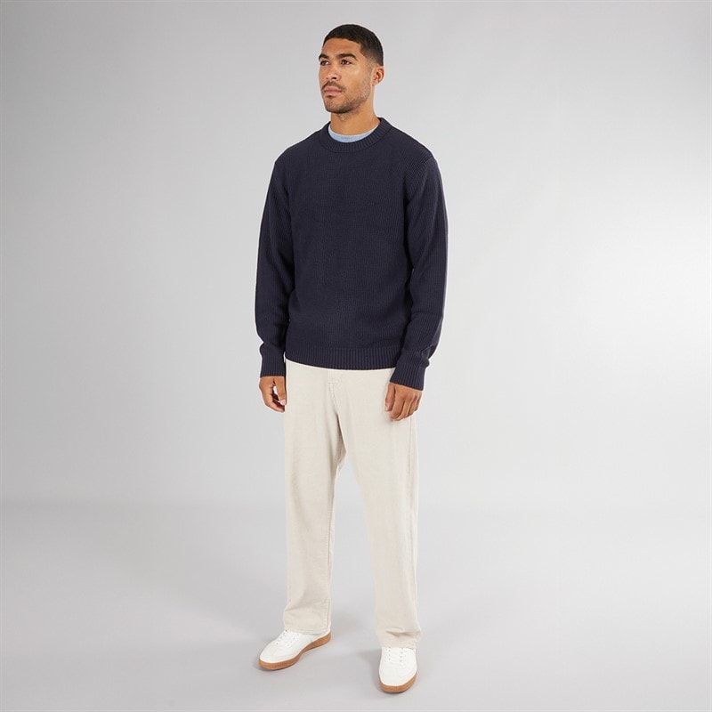 JACK & JONES Heren Rice Knit Trui Navy Blazer - Afbeelding 3