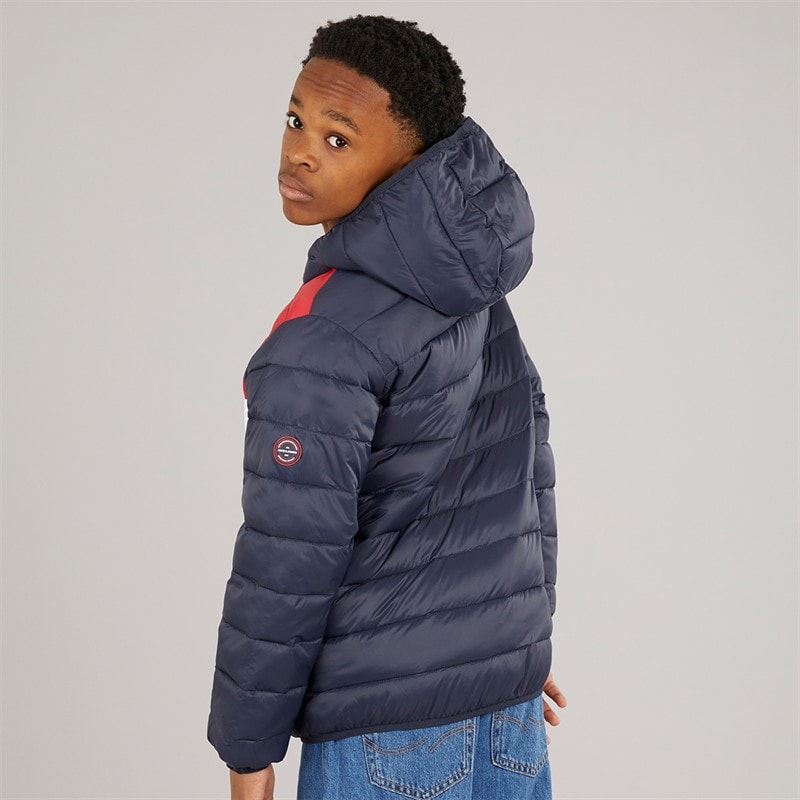 JACK & JONES Junge Wilson Steppjacke Marine Blazer - Bild 2