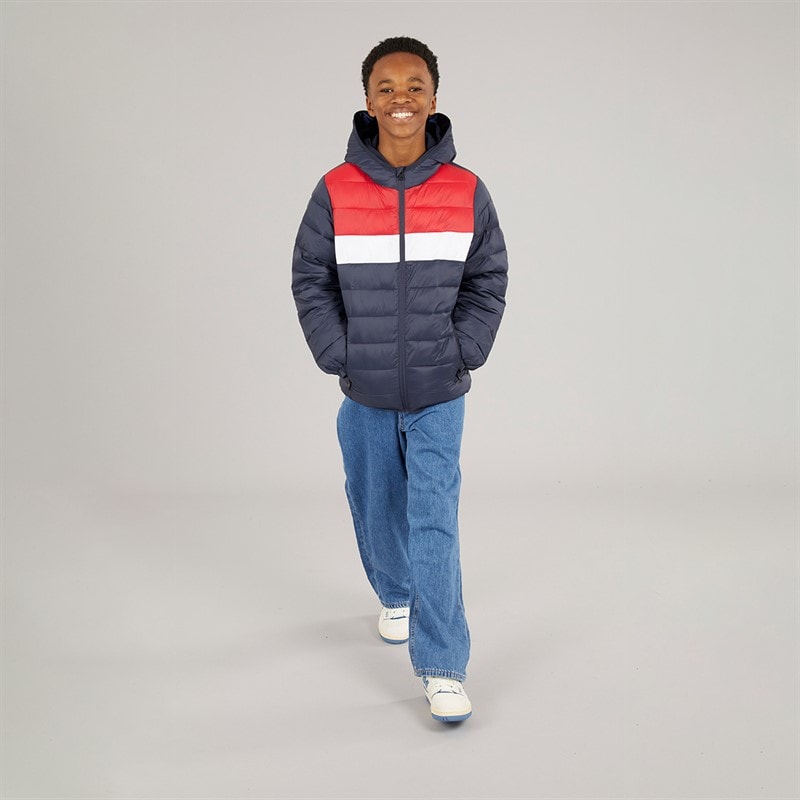 JACK & JONES Junge Wilson Steppjacke Marine Blazer - Bild 3