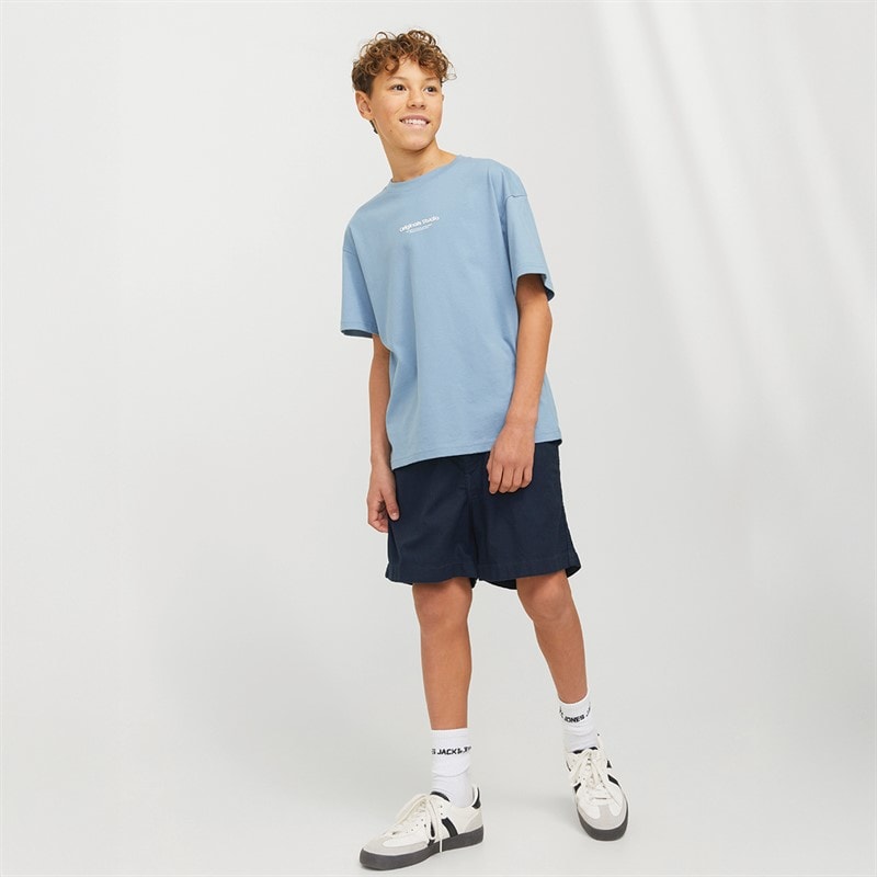 JACK & JONES Jongens Jaiden Campaign Hybride Shorts Donkerblauw - Afbeelding 4