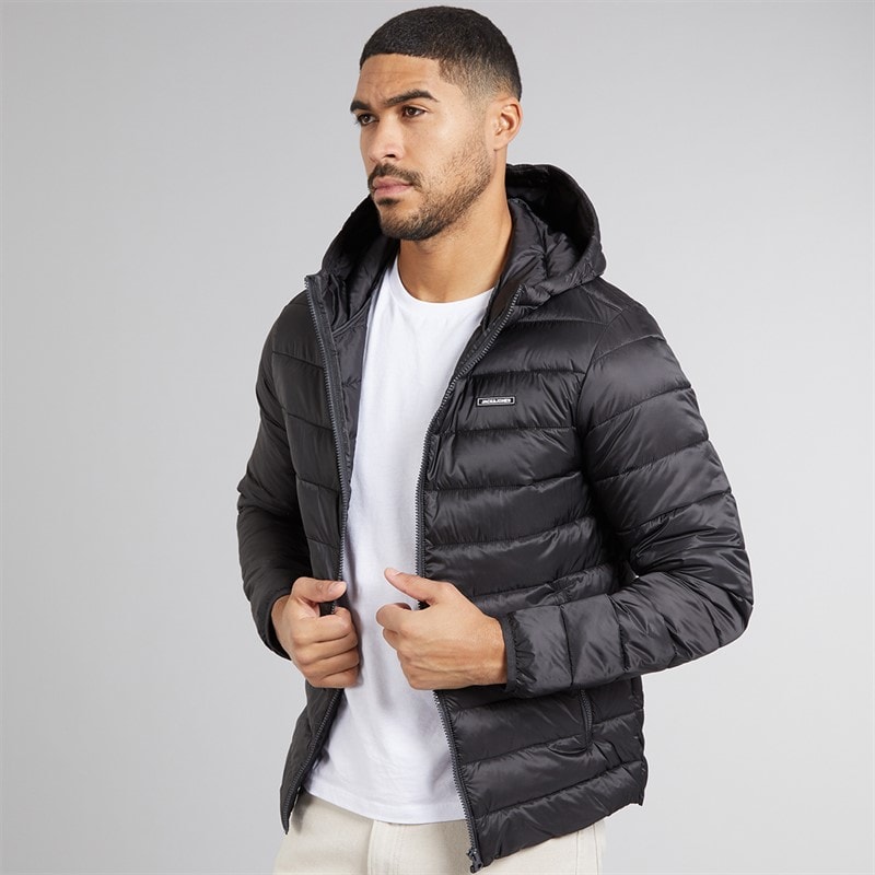 JACK & JONES Heren Logan Leichte Daunenjacke Zwart - Afbeelding 1