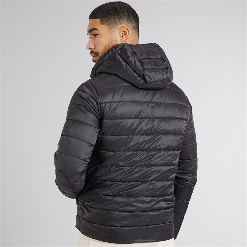 JACK & JONES Logan lekka kurtka puchowa dla niego kolor Czarny – zdjęcie  2