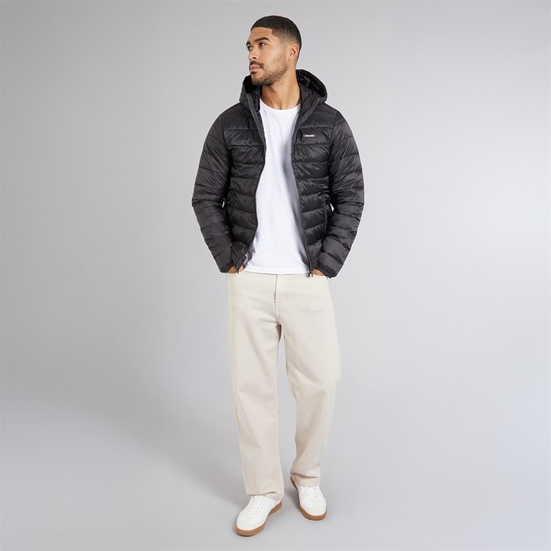 JACK & JONES Logan lekka kurtka puchowa dla niego kolor Czarny – zdjęcie  4