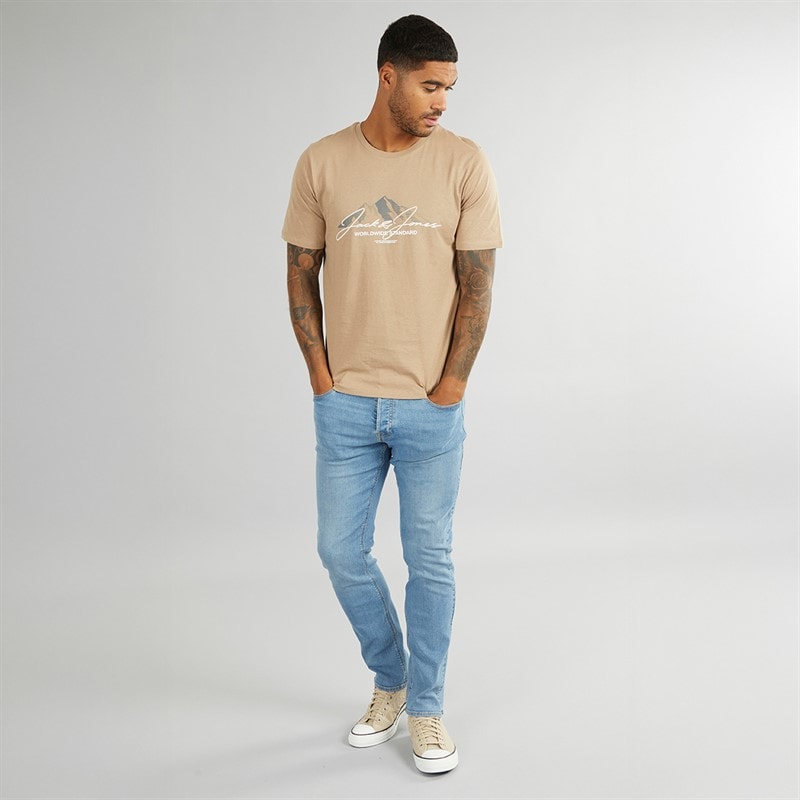 JACK & JONES Jean Coupe Slim Glenn 334 Homme Denim Bleu - Image 4