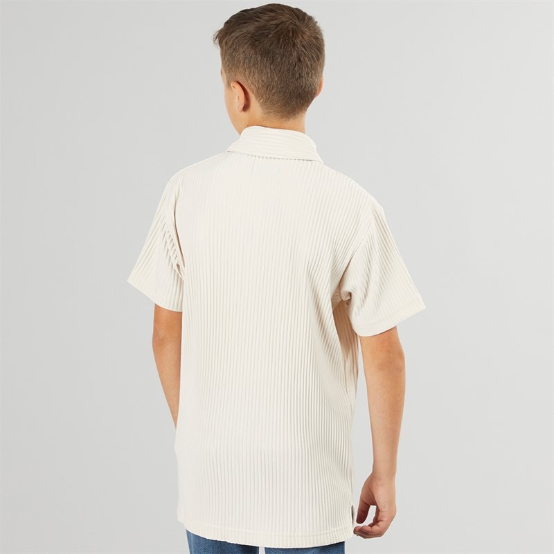JACK & JONES Jongens Interlude Shirt Moonbeam - Afbeelding 2