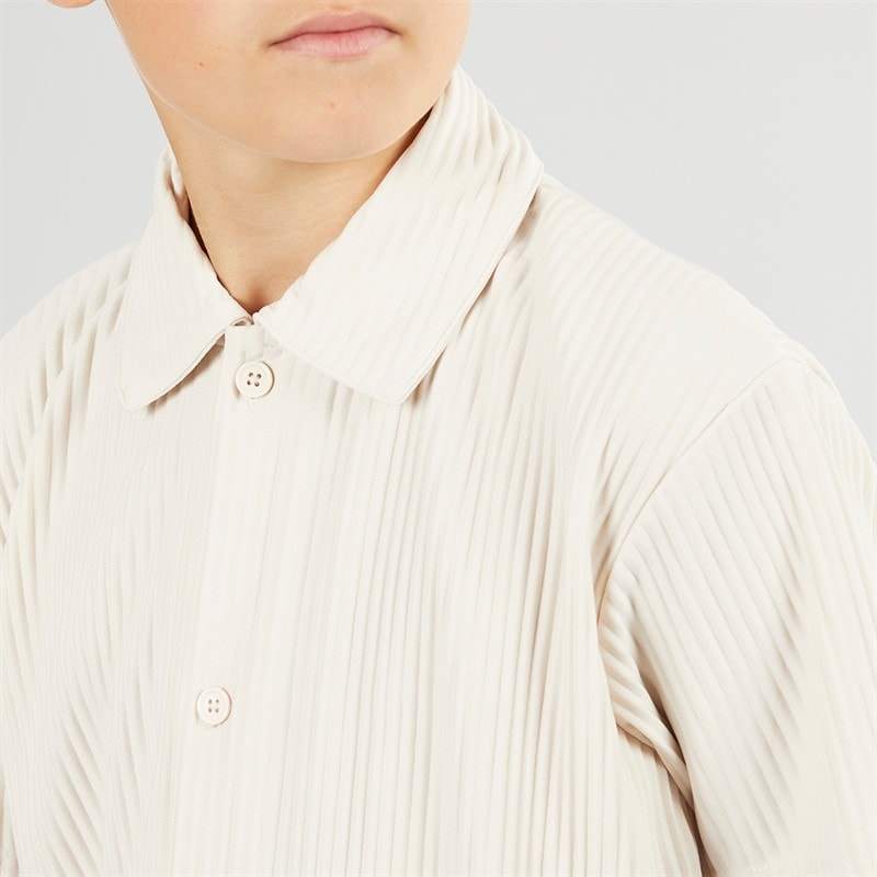 JACK & JONES Jongens Interlude Shirt Moonbeam - Afbeelding 3
