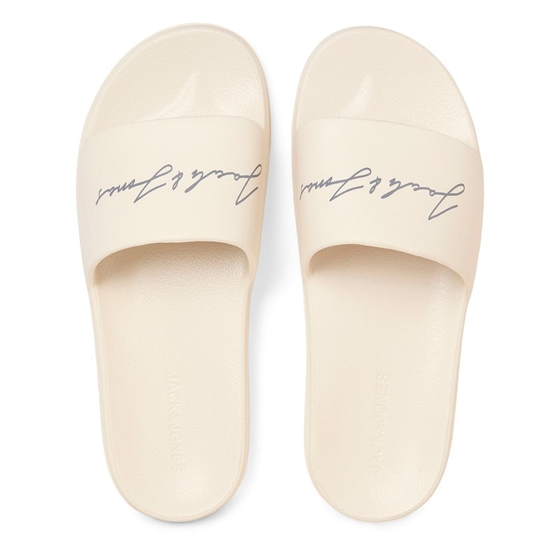 JACK & JONES Heren Gary Moulded Sliders Maanstraal - Afbeelding 3