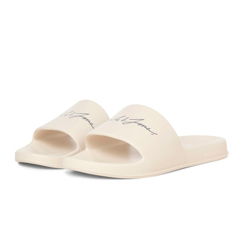 JACK & JONES Heren Gary Moulded Sliders Maanstraal - Afbeelding 4