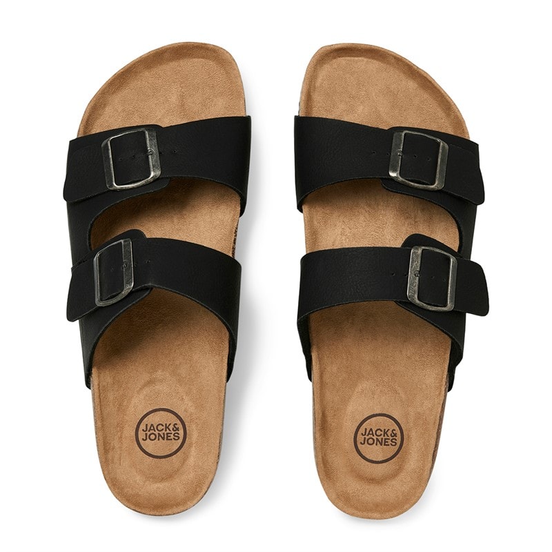 JACK & JONES Sandales Oslo PU Homme Anthracite - Image 3