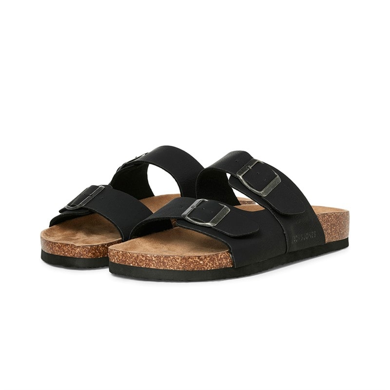 JACK & JONES Sandales Oslo PU Homme Anthracite - Image 4