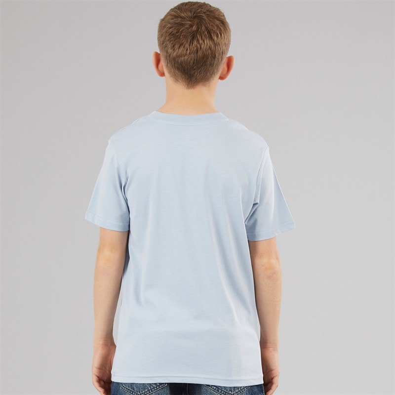 JACK & JONES Jongens Logan T-shirt Gedempt Blauw - Afbeelding 2