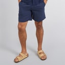 JACK & JONES Heren Jaiden Linnen Blend Shorts Navy Blazer