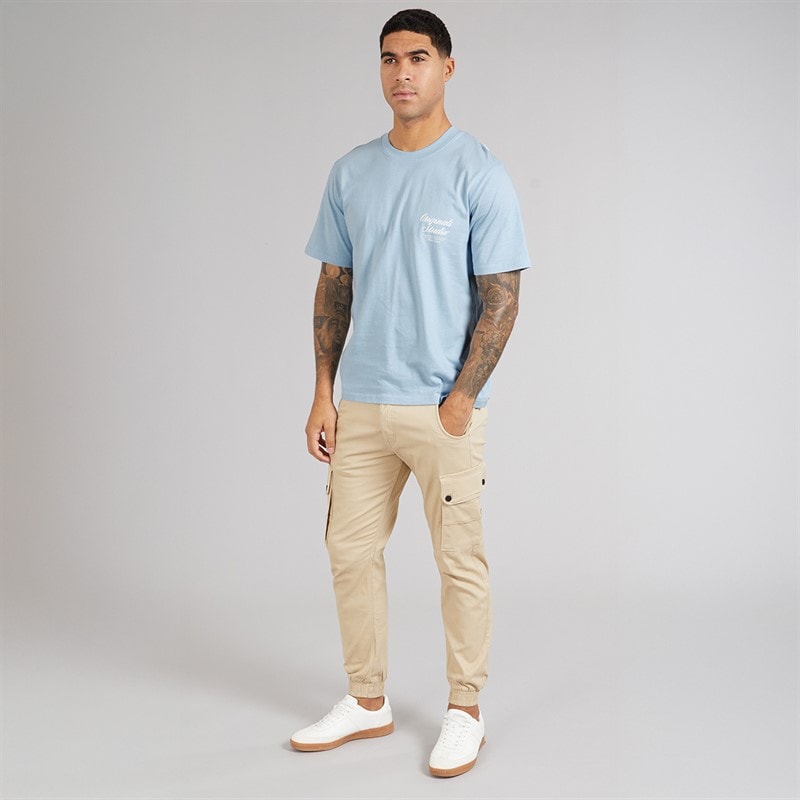 JACK & JONES Homme Norrebro Typo T-Shirt Skyway - Image 3