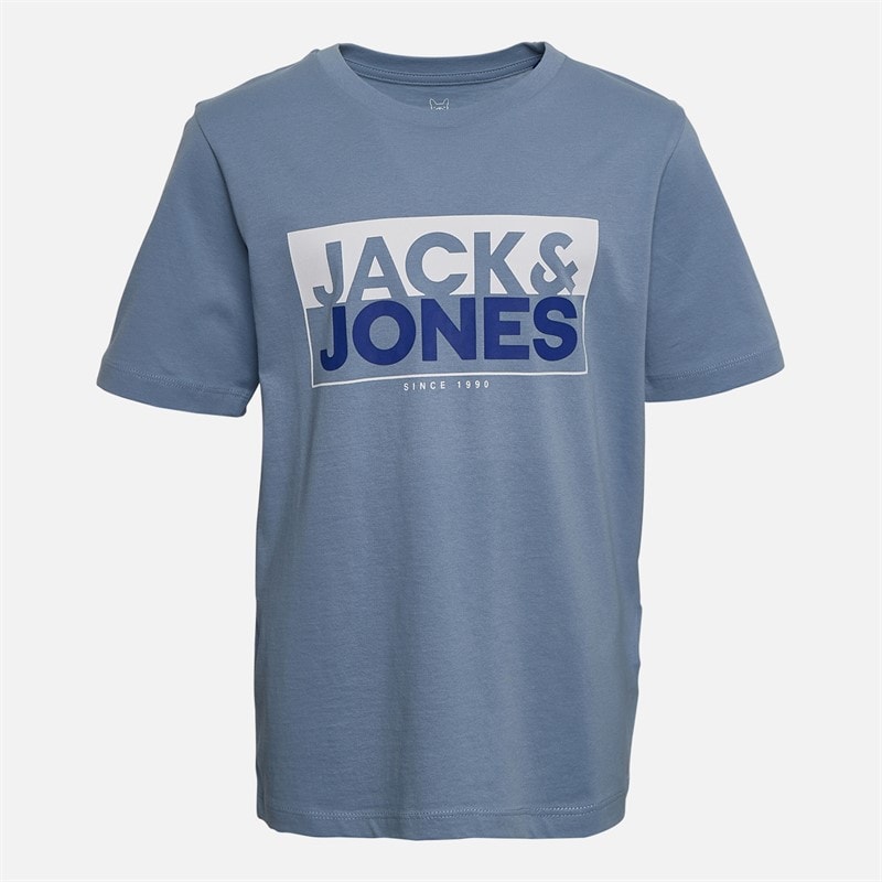JACK & JONES T-shirty Casper pięciopak dla chłopca kolor Iceberg Green – zdjęcie  3