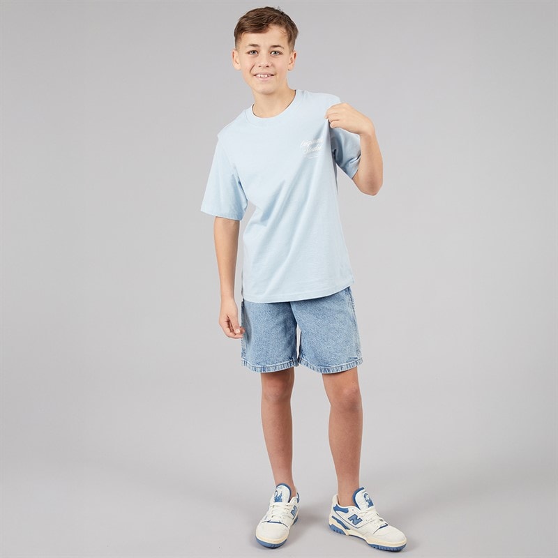 JACK & JONES Norrebro T-shirt dla chłopca kolor Skyway – zdjęcie  4