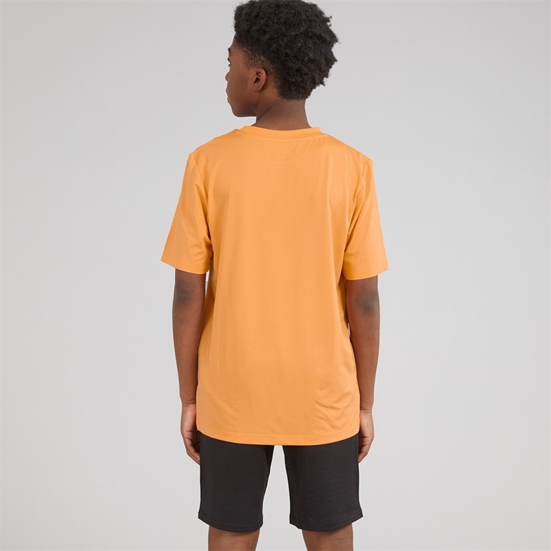 JACK & JONES Jongens Mountain Tech T-shirt En Shorts Set Peach Cobbler - Afbeelding 2