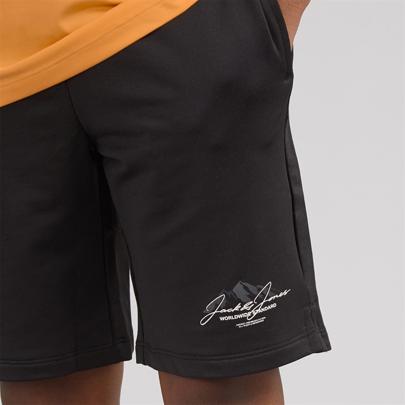 JACK & JONES Jongens Mountain Tech T-shirt En Shorts Set Peach Cobbler - Afbeelding 5
