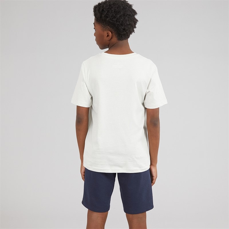JACK & JONES Junge Brandy T Shirt und Shorts Set Glacier Gray - Bild 2