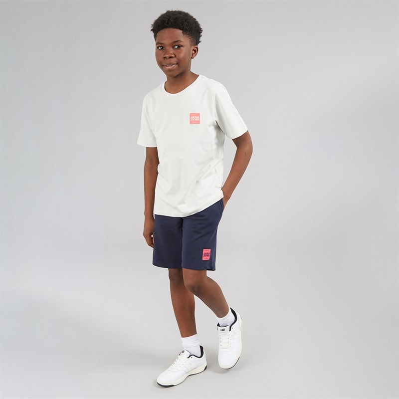 JACK & JONES Junge Brandy T Shirt und Shorts Set Glacier Gray - Bild 4