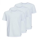 JACK & JONES Jongens biologisch katoen Set van 3 t-shirts Wit