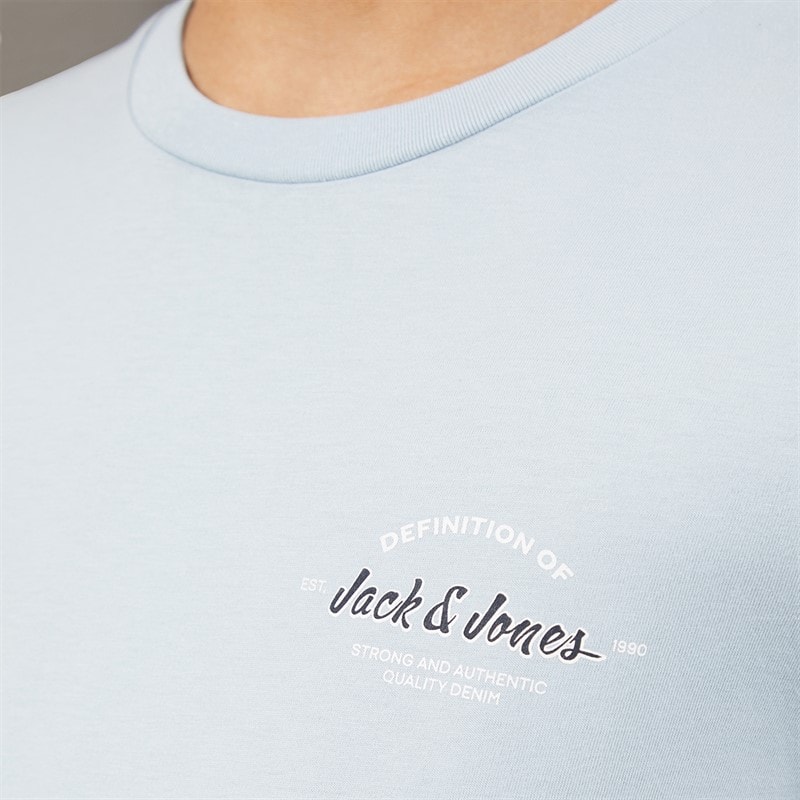 JACK & JONES Brandon T-shirt i szorty dla chłopca kolor Celestial Blue – zdjęcie  3
