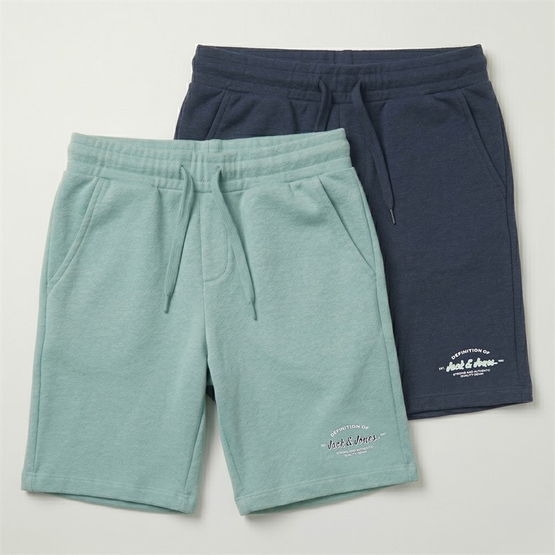JACK & JONES Jongens Gordon Brandon Set van 2 Shorts Navy Blazer