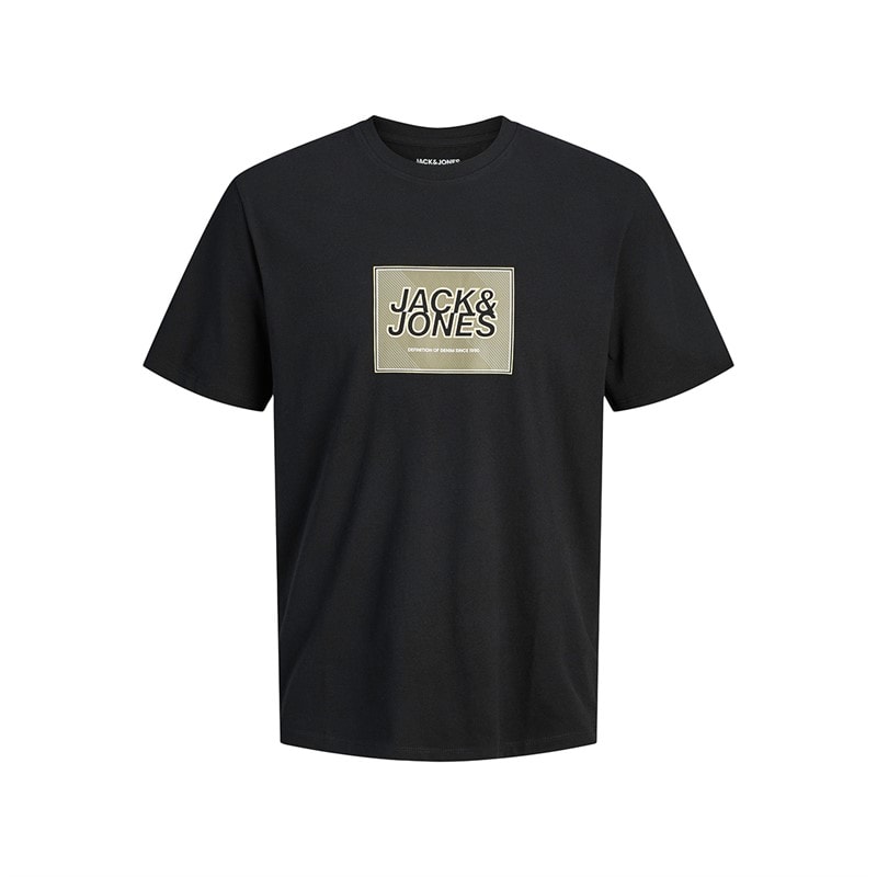 JACK & JONES Jongens Regen Drie Pack T Shirts Zwart - Afbeelding 4