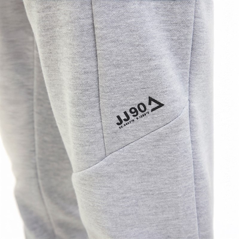 JACK & JONES Heren Fusion Joggers Light Grey Melange - Afbeelding 3