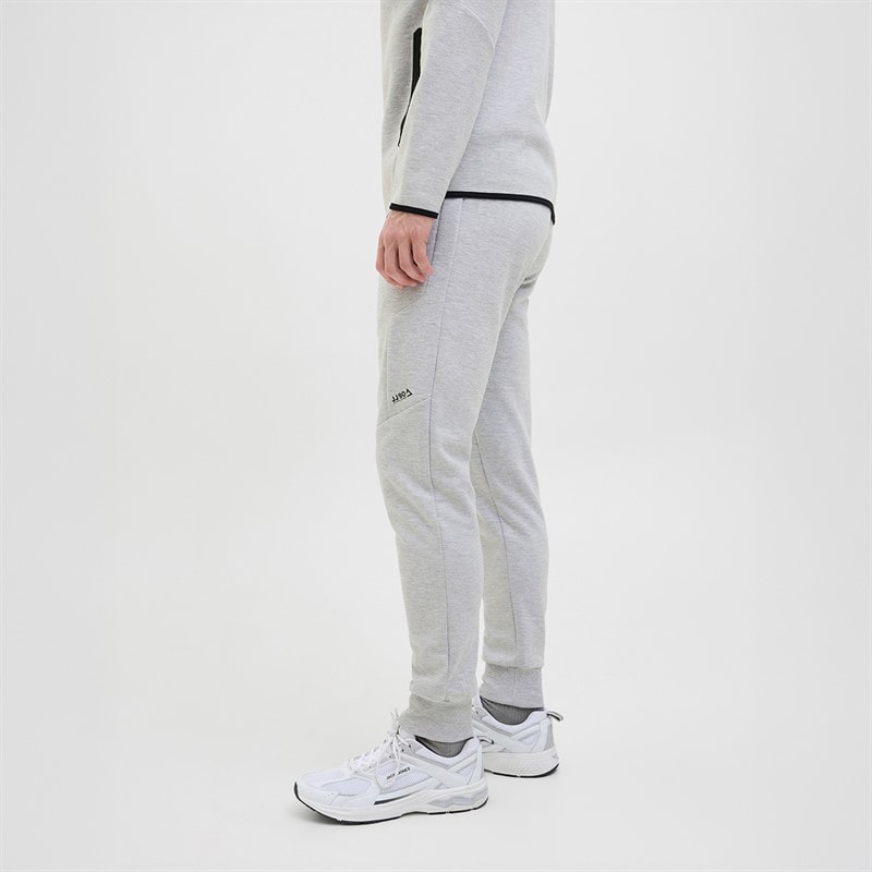 JACK & JONES Heren Fusion Joggers Light Grey Melange - Afbeelding 5