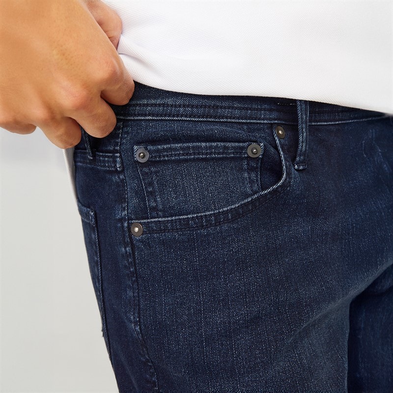 JACK & JONES Heren Glenn Origineel SQ 260 Noos Jeans Blue Denim - Afbeelding 3