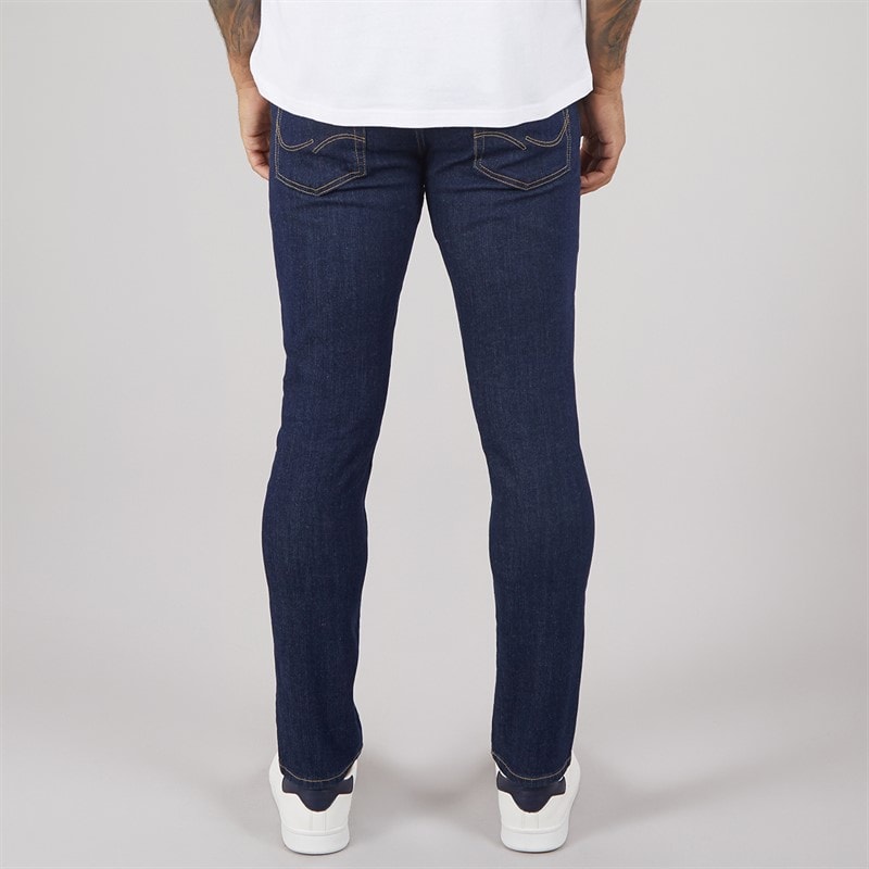 JACK & JONES Heren Glenn Originele Slim Fit Jeans Dark Blue - Afbeelding 2
